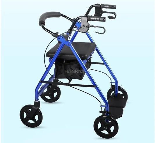 Super Light Rollator Adjustable Seat By Legs And Arms