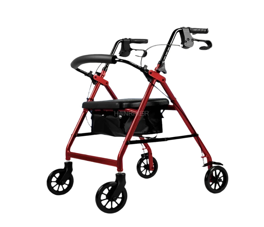 Super Light Rollator Adjustable Seat By Legs And Arms