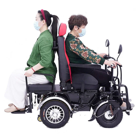 Double Electric Wheelchair Elderly Scooter